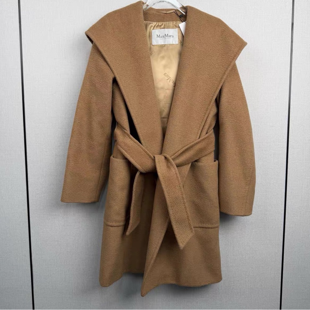 Authentic MaxMara Camel Wool Coat